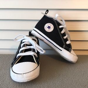 Black, Toddler, Soft-Sole Converse